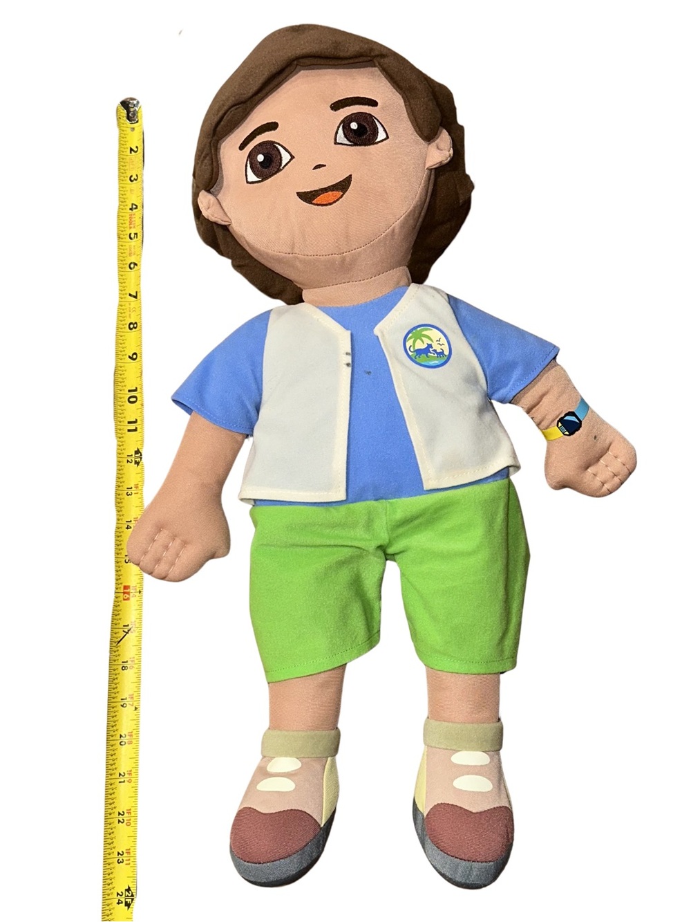 Go Diego Go Jumbo Plush Stuffed Doll 24" Large 2006 Fisher Price Nick Jr. - Picture 5 of 6